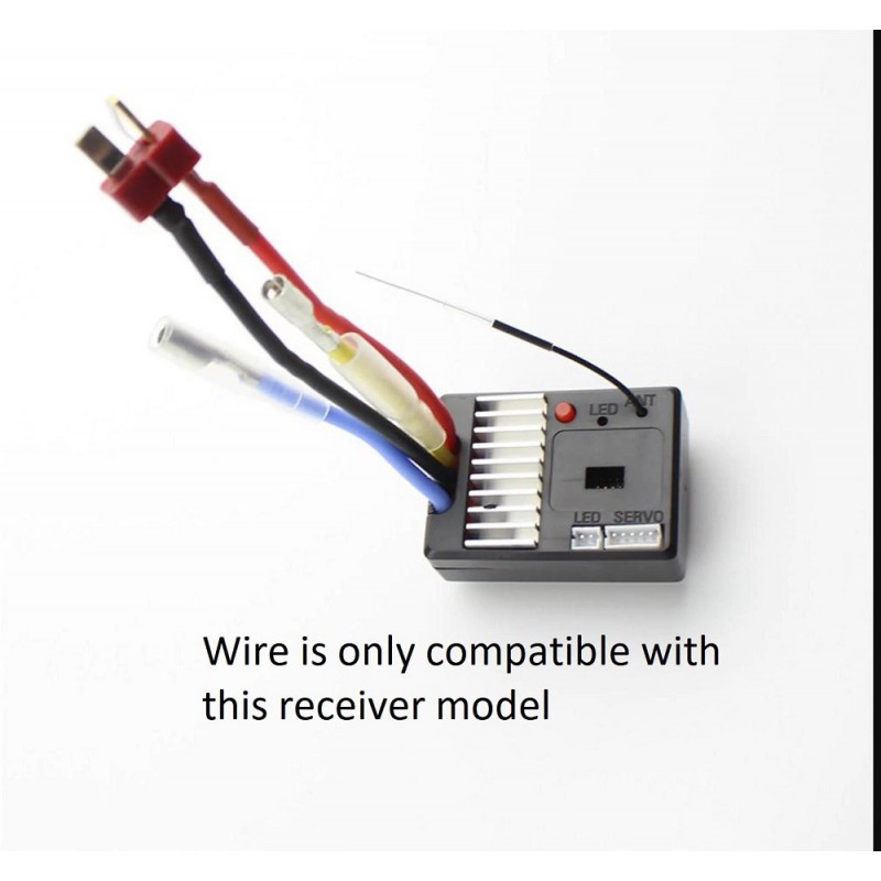 Wire adapter for WLToys 144001 124019 to connect transponder with molex  connector